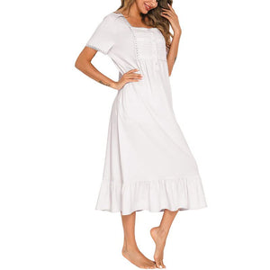 Avigail Designs (TM) Sleepwear Victoria Sweet Embroidered Nightgown, Short Sleeve, S-L