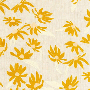 Portland Apron Company Smock yellow floral Prairie Smock Apron