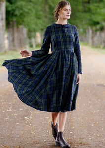 Tessa Plaid Classic Dress - Long Sleeve - Modestly Yours