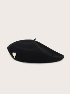 Modestly Yours Women Beret Hats Black-3 / one-size Rhinestone Bow Decor Beret