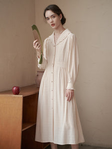 Simple Retro Women Dresses Avalon, High Waist Dress (S-XL)