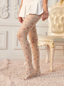 Modestly Yours Women Tights one-size Floral Pattern TIghts